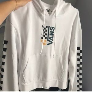 cropped vans sweatshirt